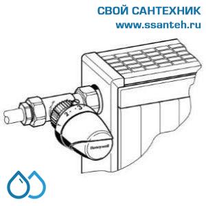 10446 Honeywell T2021W0 Thera-4 Design Термоголовка компактная для радиаторных клапанов, +6...+28°C, М30 x 1,5, с нулевой отметкой (0°C)