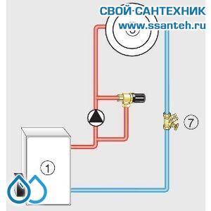 01609 HEIMEIER 5501-03.000 Перепускной клапан Hydrolux D20(3/4")