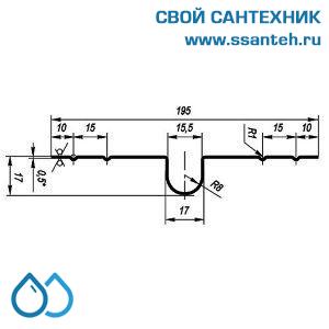 18611 Теплораспределительные пластины (алюминий) 880 х 195 х 0,45 мм , 50-200 Вт/м2139